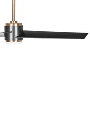 Plafondventilator met verlichting TROUT met afstandsbediening LED Zwart_1133570