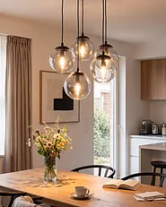 Lampa wisząca NOEL Szkło Czarny_1153852
