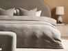 Duvet Cover Set SUMNER 200 x 200 cm Cotton Muslin Taupe