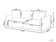 Sofa 3 Seater JUBEK Velvet Taupe_1077864
