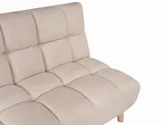 Divano letto 2 posti RISOR Bouclé Beige_1053617