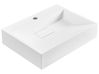 Lavabo sospeso QUENKO 50 x 38 cm Composito minerale Bianco