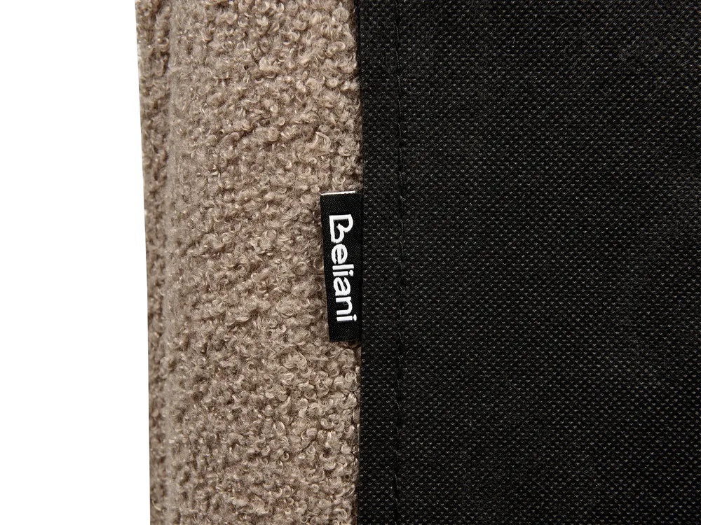 Waterbed Boucle BAJONNA 160 x 200 cm (EU King Size) Brown_1010914