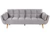 Velvet Sofa Bed Light Grey ASBY_788064