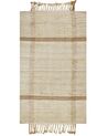 Jute Area Rug 80 x 150 cm Beige YELMEZ_850120