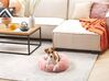 Cuccia per cani finta pelliccia rosa ⌀ 50 cm KULU_826555