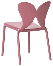 Set of 2 Garden Chairs LARISSA Stacking Pink_1043609