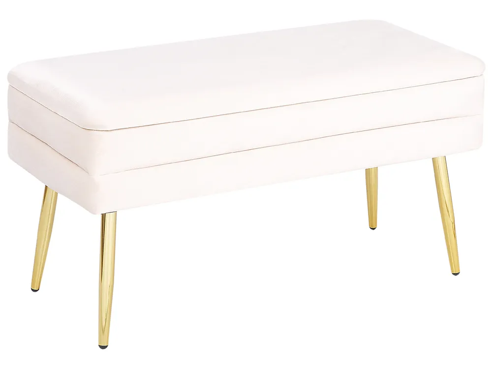 Chesterfield borstbank CASTLE 100cm beige bank landelijke stijl met opbergruimte - 40408 Chesterfield borstbank CASTLE 100cm beige bank landelijke stijl met opbergruimte - 40408