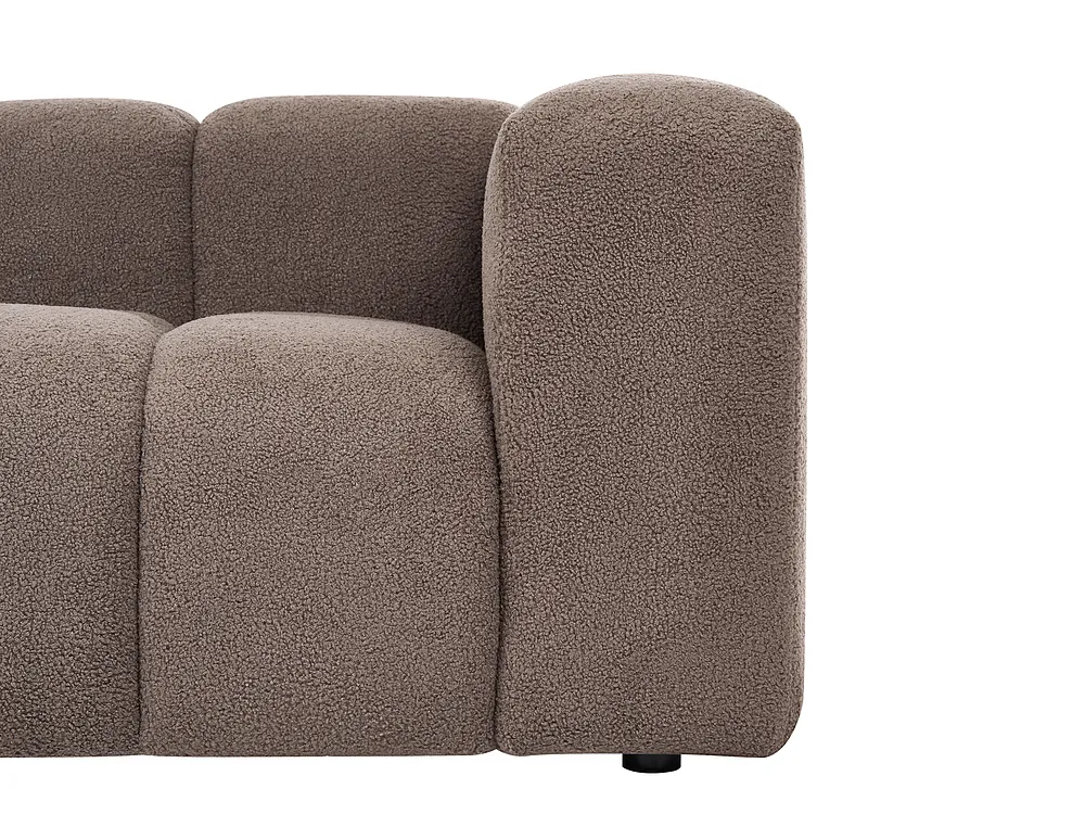 Sofa 3 Seater ANTOLA Boucle Taupe_1161635