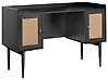 Íróasztal RATANA 130 cm x 50 cm Fekete