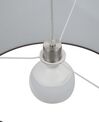 Lámpara de techo de poliéster marrón/blanco 108 cm ELBE_756312