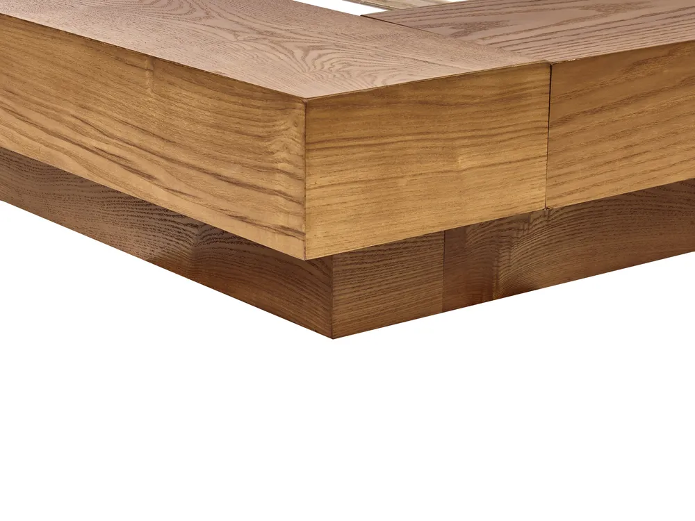 Waterbed Boucle ZEN 160 x 200 cm (EU King Size) Natural Ash Wood_931199
