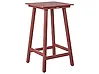 Garden Bar Table ADIRONDACK 60 cm 59 cm Synthetic Material Red