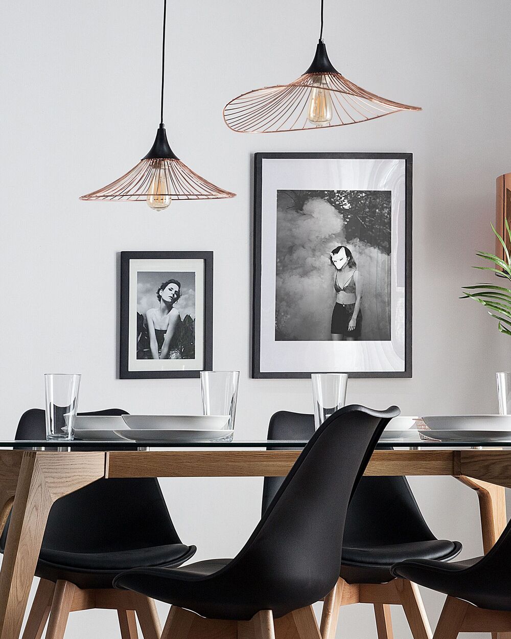Lampa wisząca MAZARO Metal Miedziany