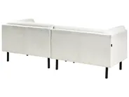 Living Room Set 5 Seater VORGOD Boucle Off-White_996284