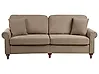 Sofa 3 Seater GINNERUP Fabric Brown