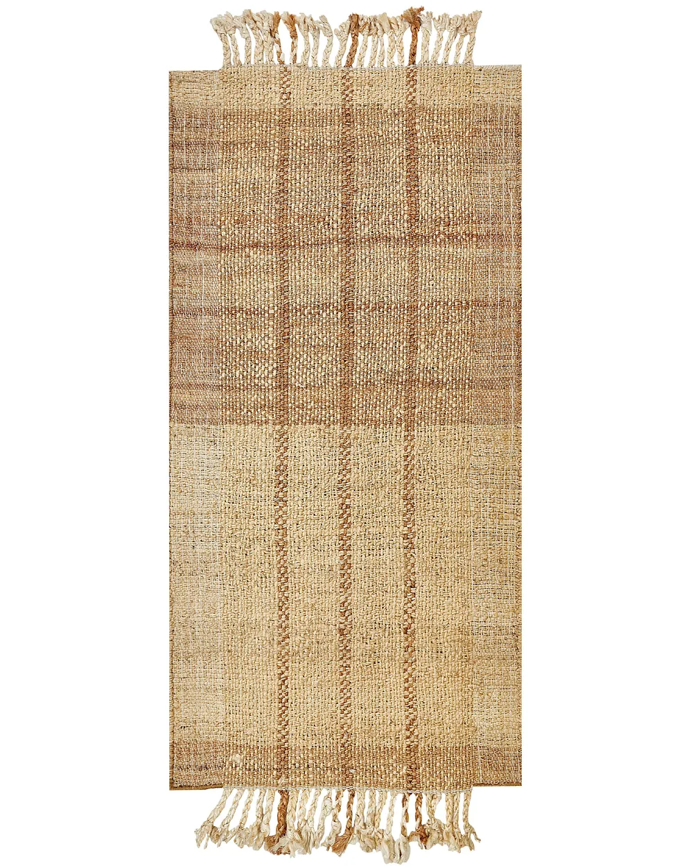 Tapis en jute beige Tailles différentes KARKIN