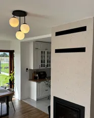 Lampa wisząca 3-punktowa RIANA Szkło Czarny_1166415