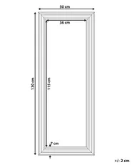 Wall Mirror VERTOU 50 cm 130 cm Beige_757483