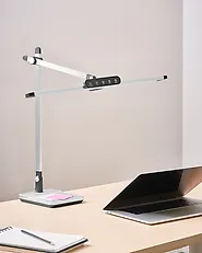 LED Desk Lamp SERPENS with Dimmer Silver_1179099