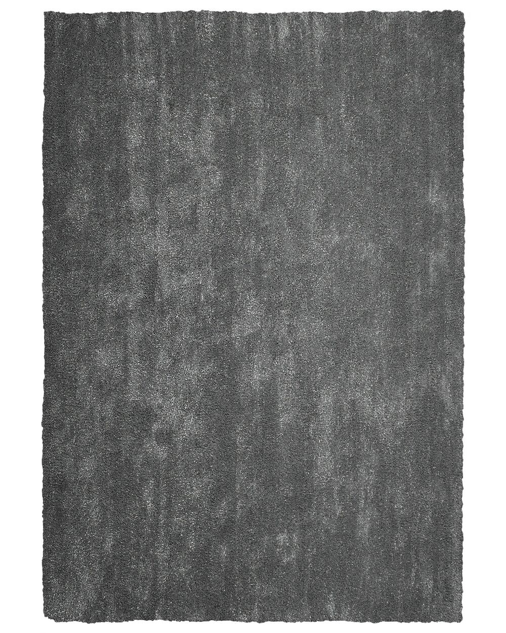 Shaggy Rug DEMRE Dark Grey 140 x 200 cm