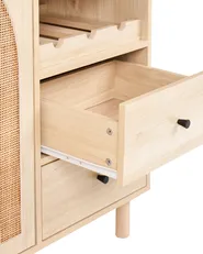 Kitchen Hutch CAMPBELLTON 120 cm Light Brown_998747