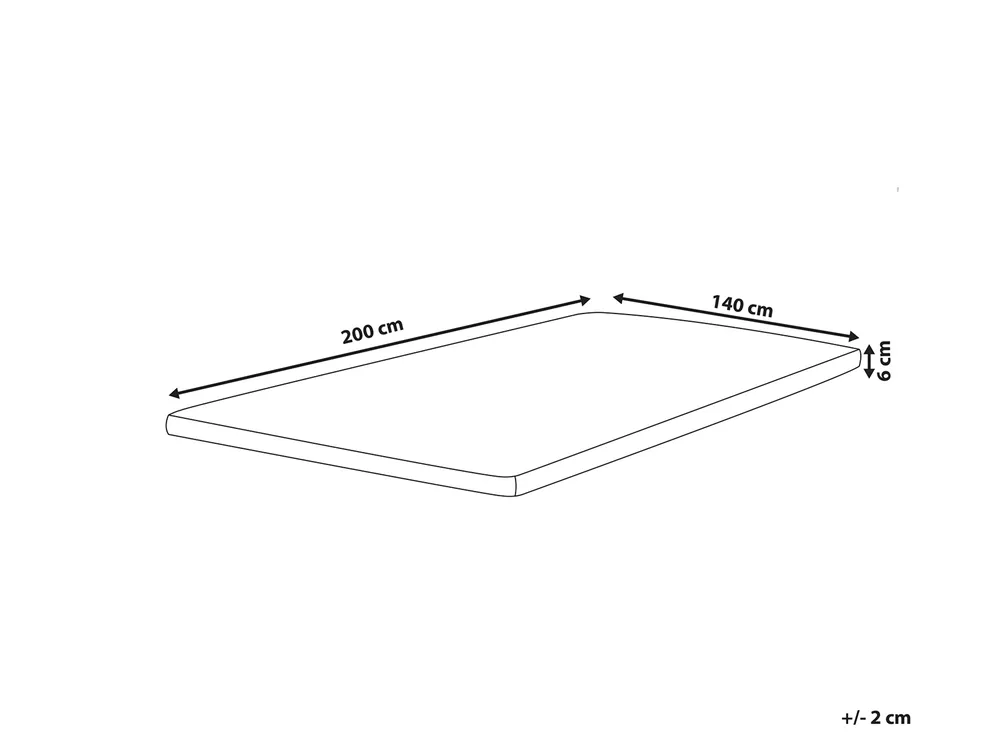 Gel Mattress Topper FROSTY 140 x 200 cm (EU Double)_972465