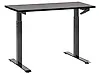 Escritorio de altura regulable manual DESTINES 120 cm x 72 cm Negro