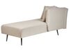 Chaise longue sinistra tessuto beige sinistra RIOM_877328