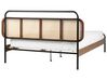 Letto matrimoniale legno scuro 140 x 200 cm BOUSSICOURT_931141