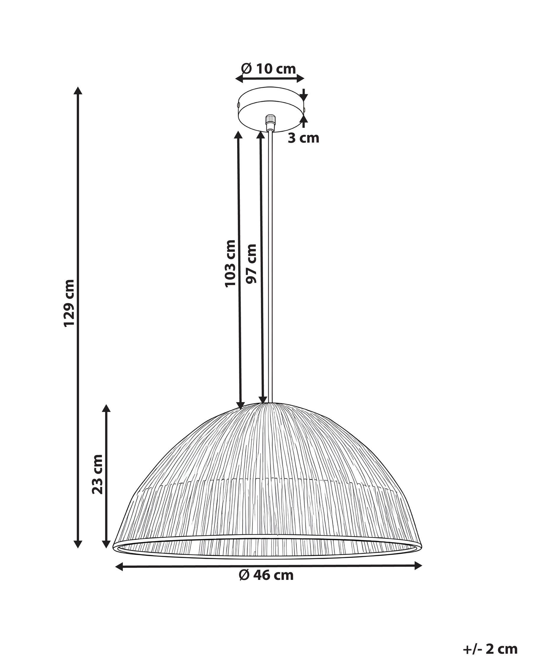 Lampadario WERU Vimini Naturale_1074817