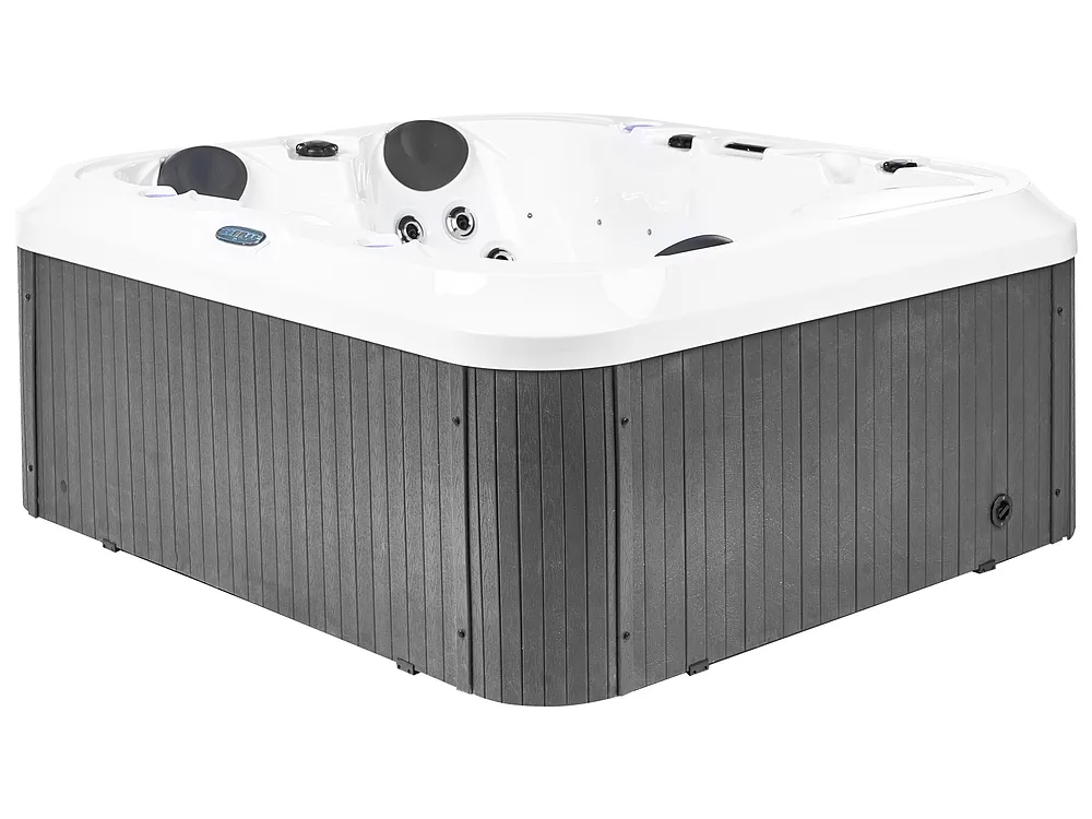 Outdoor Whirlwanne mit LED HORCONES Grau_1081909