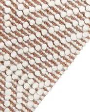 Rug KESTEL Brown Beige 160 x 230 cm Wool_855602