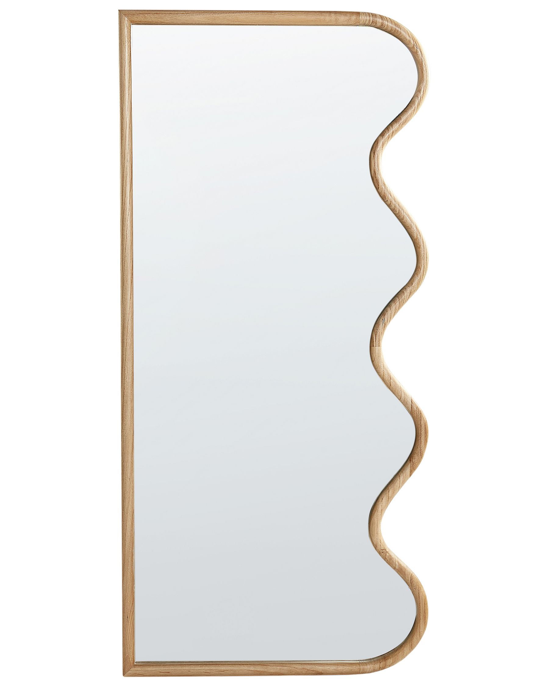 Wall Mirror 150 cm Light Wood MURAT_938201