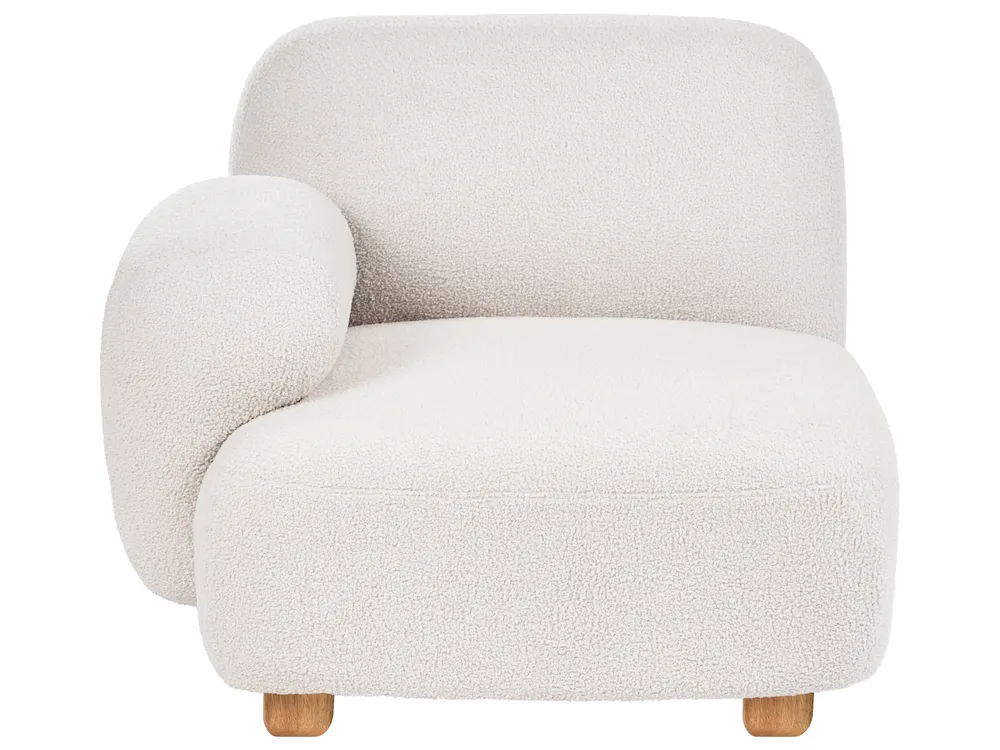 Modular Sofa 3 Seater AMLI with Ottoman Boucle Off-White_1070130