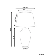Table Lamp ACROSSO Porcelain White_980720