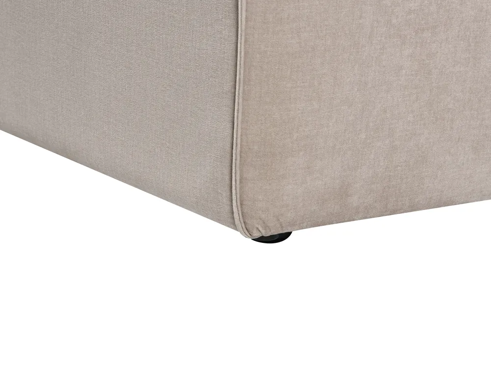 Divano angolare 3 posti VERNON Velluto Beige Lato destro_887808