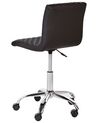 Faux Leather Desk Chair Black ORLANDO_932466