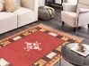 Bavlněný kelimový koberec 160 x 230 cm vícebarevný PARAKAR_870165