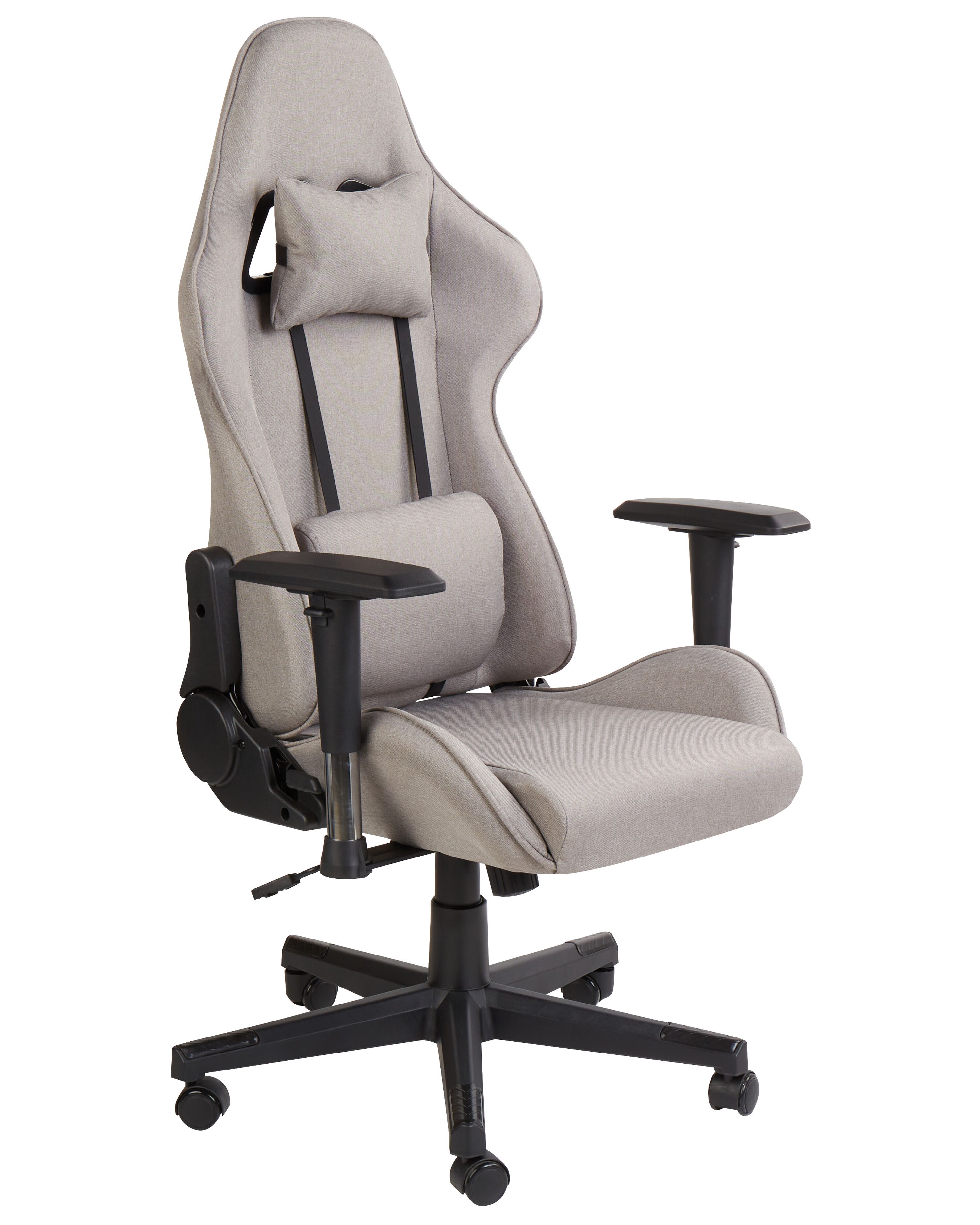 Gamingstol WARRIOR Brungrå | Beliani.dk