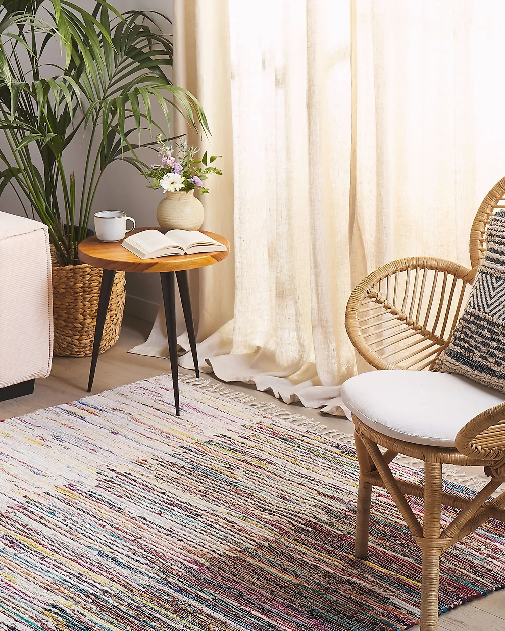 Tapis MERSIN Multicolore 140 x 200 cm Coton_1176895