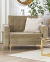 Fauteuil fluweel zandbeige ABERDEEN_751108