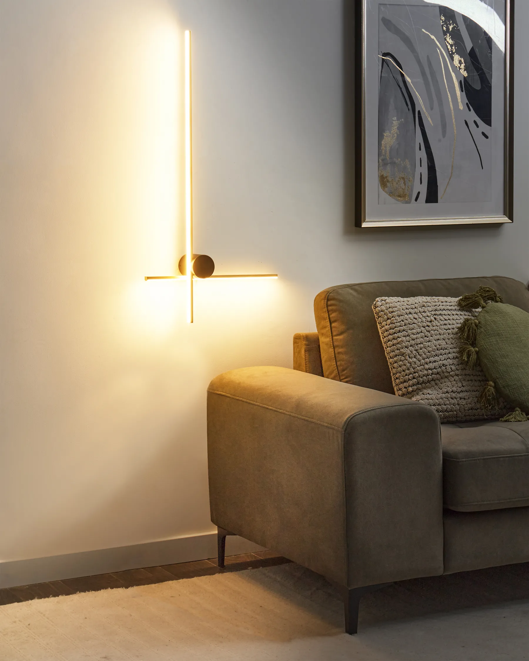 LED Wall Lamp NUEVO Metal Gold_965289