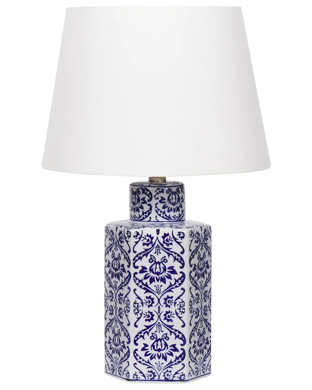 Table Lamp MARCELIN Porcelain White/ Blue