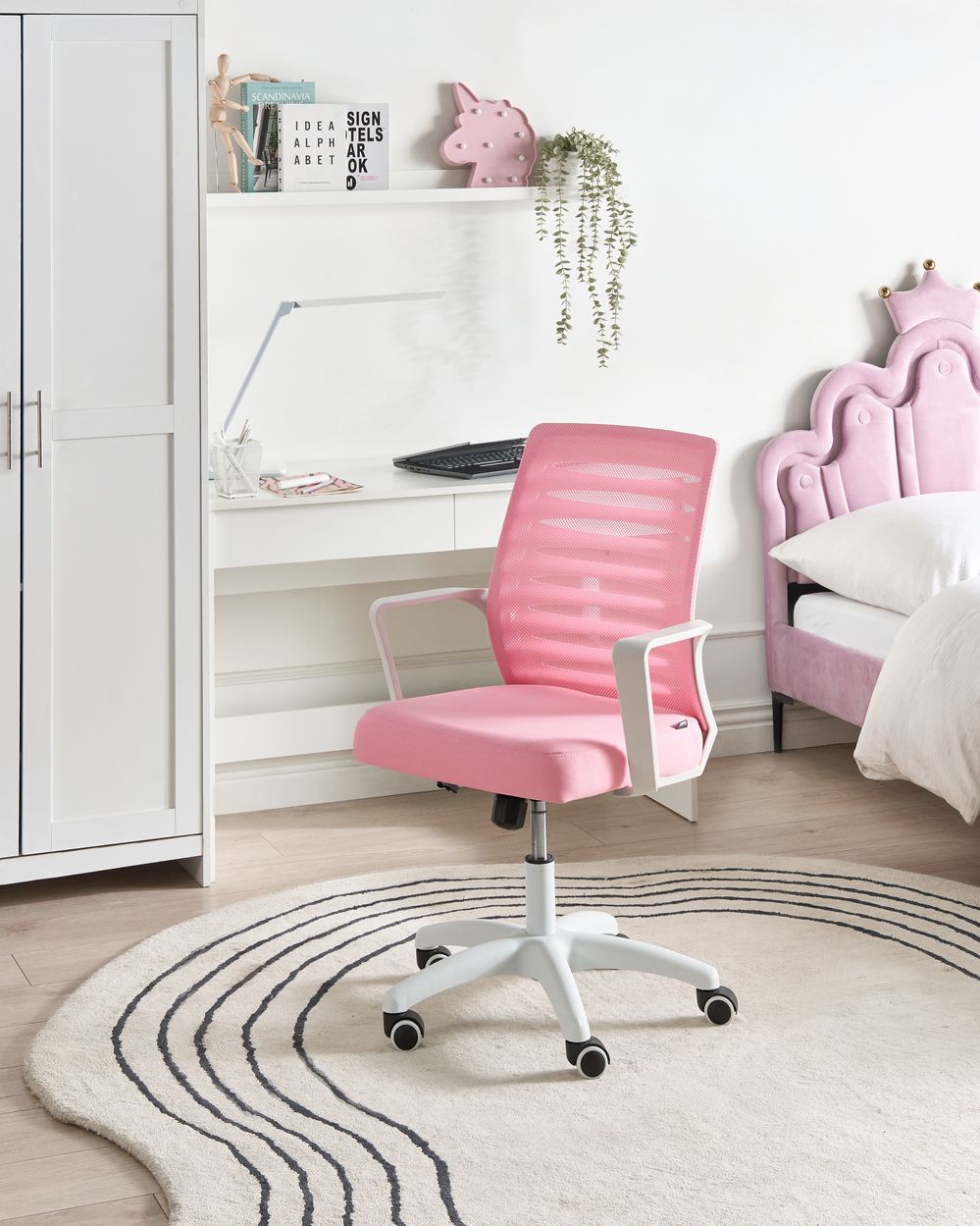 Silla de oficina RADIANT Rosa