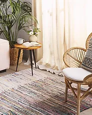 Tapis MERSIN Multicolore 140 x 200 cm Coton_1176895