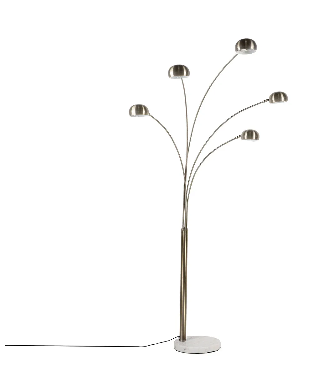 Lampada da pavimento FLINDERS Regolabile Metallo Oro