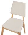 Lot de 2 chaises en bois beige clair MERRILL_926440