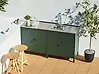 Outdoor Kitchen Cabinet with Sink VILAMA Green