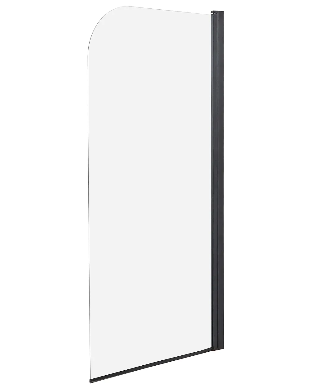 Badewannenaufsatz LAPAN 140 x 80 cm Schwarz